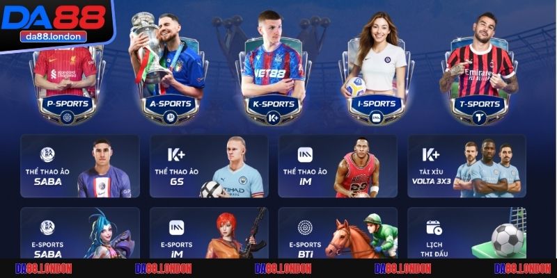 Những lý do khiến Thể thao DA88 được hội mê sport yêu thích